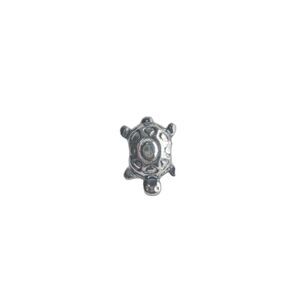 Pandora Retired Sterling Silver Turtle Animal Charm Bracelet Bead